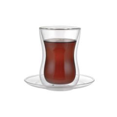 Leggno VETRO Borosilikat Çift Camlı Çay Bardağı Seti 150ML (4 parça)