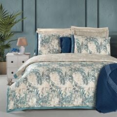 Sarev Grand Saten Nevresim Takımı Çift Kişilik 4Y D K, .Bej