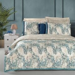 Sarev Grand Saten Nevresim Takımı Çift Kişilik 4Y D K, .Bej