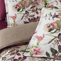 Sarev Bella Rose Saten Nevresim Takımı Çift Kişilik 4Y D K, Multi