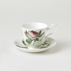 Roy Kirkham Redoute Rose Çay Fincan Ve Tabak-Tekli