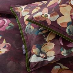 Sarev Esperado Saten Nevresim Takımı Çift Kişilik 4Y D K, .Mürdüm