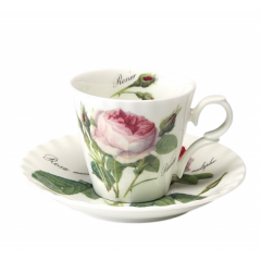 Roy Kirkham Redoute Rose Espresso Fincan Ve Tabağı-Tekli