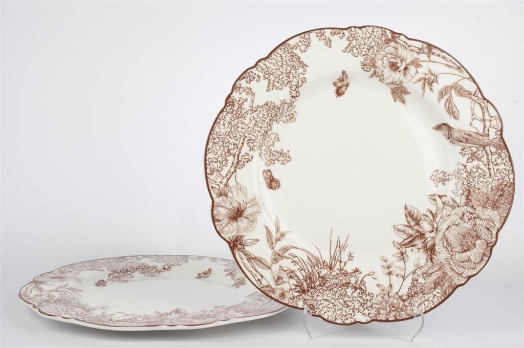 Mikasa Moor Toile De Rose 2li Servis Tabağı 28cm