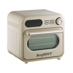 BergHOFF GEM RETRO 18 Litre Vanilya Krem Rengi Airfryer + Fırın