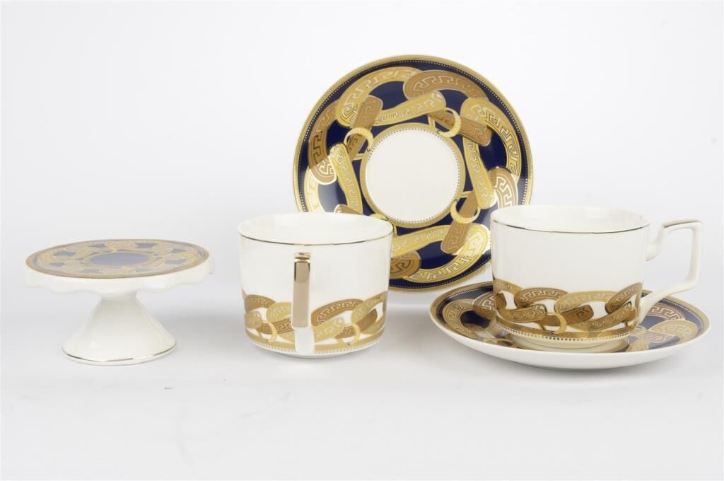 Mikasa Moor Golden Greek 2li 5prç Çay Fincan Seti 230cc
