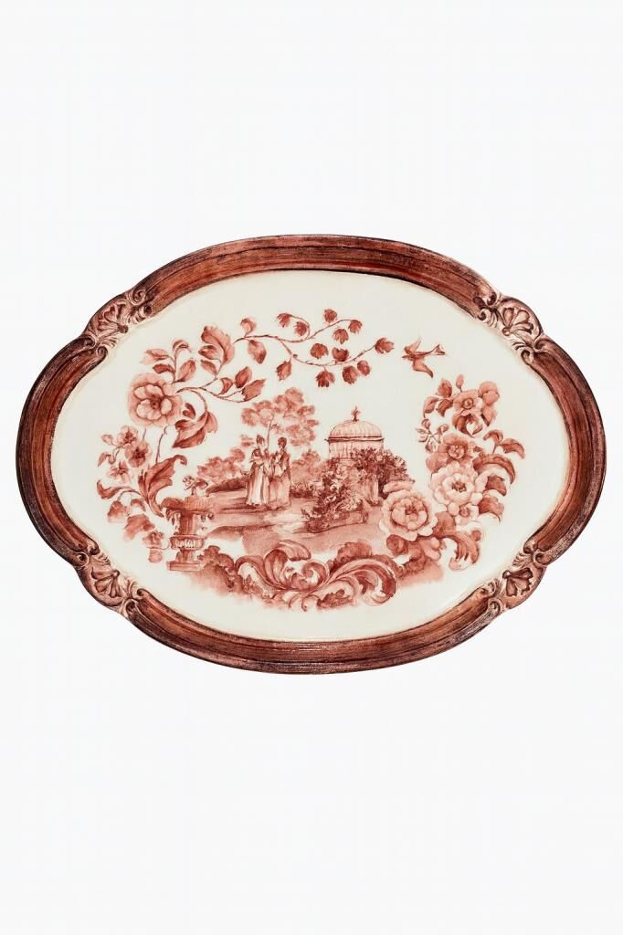 Tirinnanzi Pink Victoriana Fiyonklu Oval 
32X41