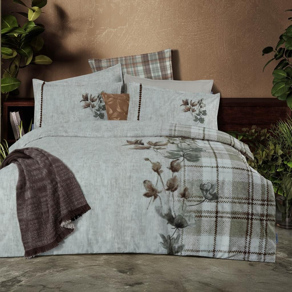 Sarev Frances Fancy Nevresim Takımı Çift Kişilik 2Y D K, .Bej