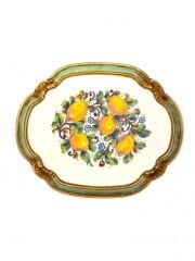 Tirinnanzi Lemon Oval Lemon Tepsi
 57X40