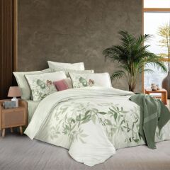 Sarev Nerıssa Fancy Nevresim Takımı Çift Kişilik 2Y D K, .Yeşil