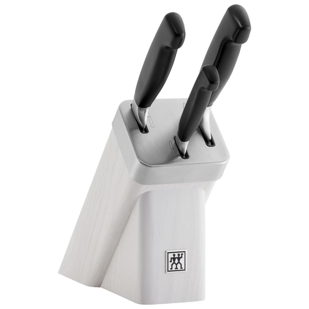 Zwilling Four Star 4 Parça Blok Bıçak Seti Beyaz