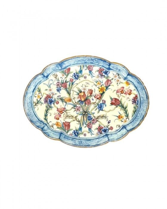 Tirinnanzi Line Florenz D. Yeni Oval Büyük Tepsi
 55X41