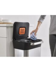Joseph Joseph Titan Çöp Kovası 30 Litre Paslanmaz Çelik