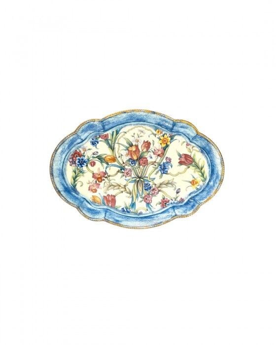 Tirinnanzi Line Florenz D. Yeni Oval Büyük Tepsi
 33X48