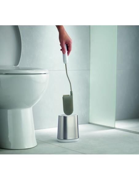 Joseph Joseph Flex Lite Çelik Tuvalet Fırçası - Beyaz 70561