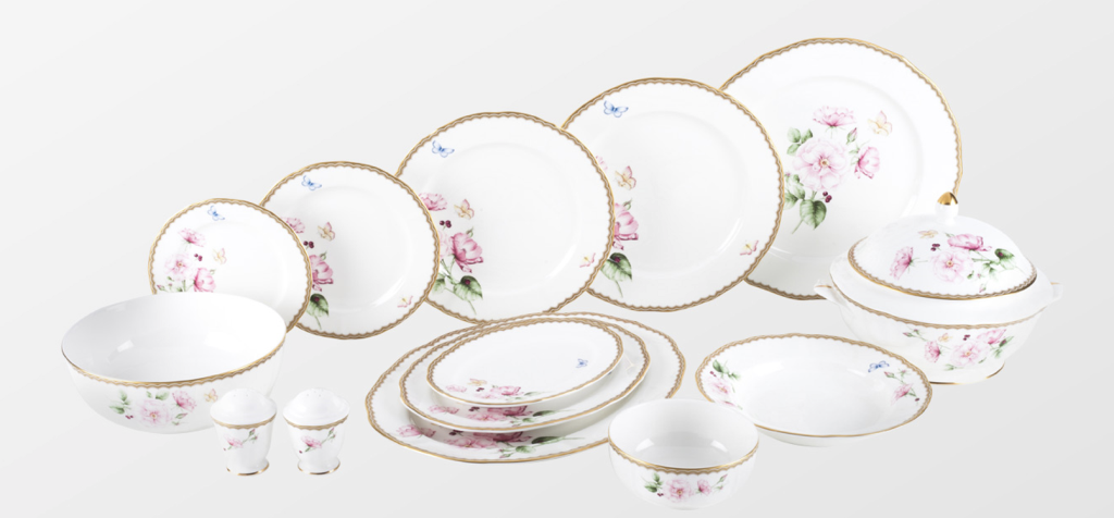 Prouna Antique Rose 72 Parça Yemek Takımı