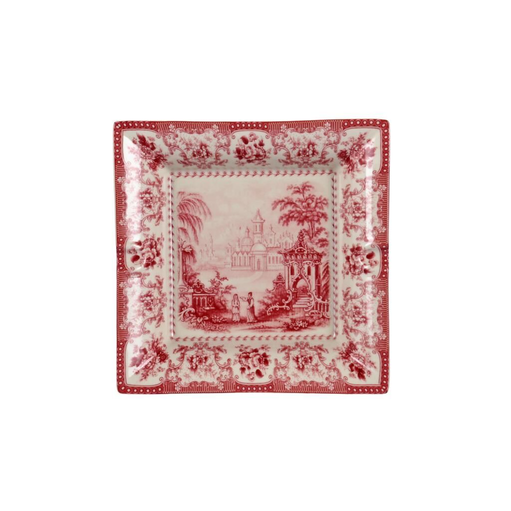 Lucky Art Florantine Kül Tablasi 18cm Kirmizi