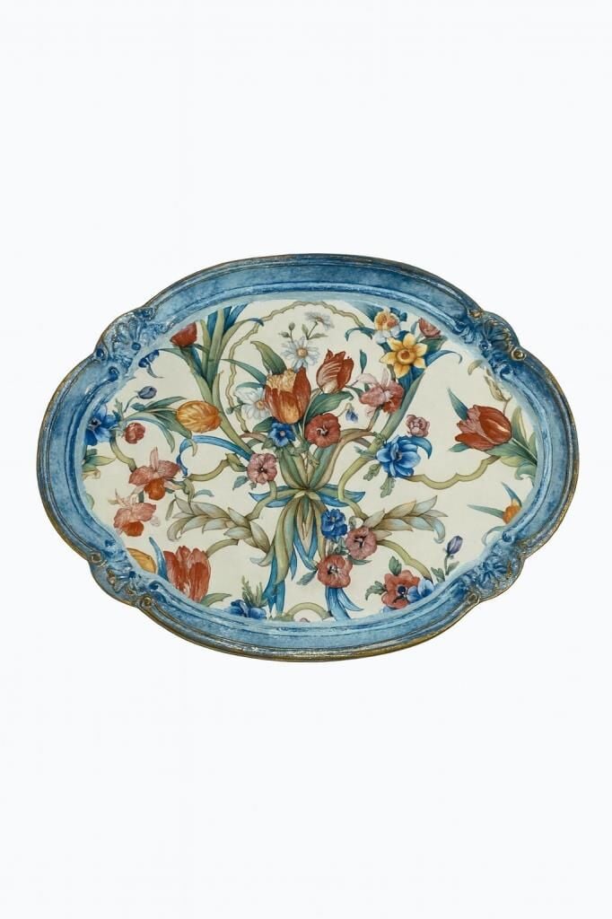 Tirinnanzi Line Florenz Oval Büyük Tepsi
 41X32