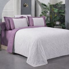 Sarev Florıs Fancy Nevresim Takımı Çift Kişilik 2Y D, .Mor