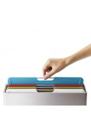 Joseph Joseph Folio™ Büyük Kesme Tahtası Seti - Gümüş