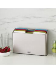 Joseph Joseph Folio™ Büyük Kesme Tahtası Seti - Gümüş