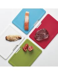 Joseph Joseph Folio™ Büyük Kesme Tahtası Seti - Gümüş