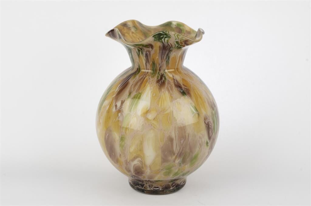 Mikasa Moor Botanic Kıvrımlı Cam Vazo 24x32cm