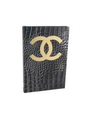 Mikasa Moor Siyah Gold Alligator Kitap Kutu 35x24x3cm