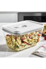 Zwilling Fresh & Save Vakumlu Saklama Kabı Seti, S/M/L / 3-Parça, Borosilikat Cam, Gri