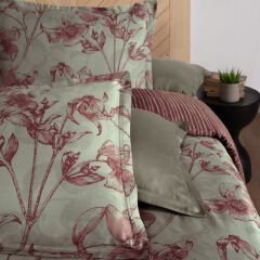 Sarev Kristen Çift Kişilik %100 Pamuk Saten ''300 TC'' Nevresim Takımı