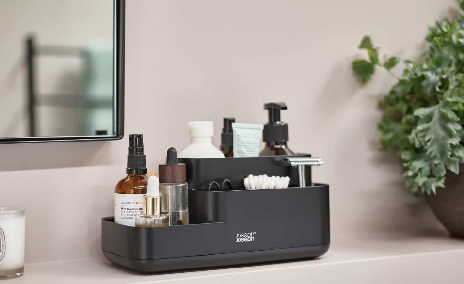 Joseph Joseph EasyStore Banyo Düzenleyici - Mat Siyah