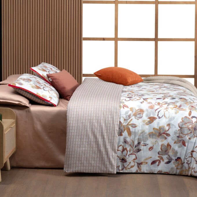 Sarev Uliana Çift Kişilik %100 Pamuk Saten ''300 TC'' Nevresim Takımı