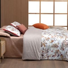 Sarev Uliana Çift Kişilik %100 Pamuk Saten ''300 TC'' Nevresim Takımı