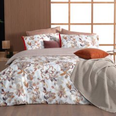 Sarev Uliana Çift Kişilik %100 Pamuk Saten ''300 TC'' Nevresim Takımı