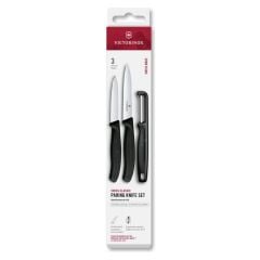 Victorinox Swıssclas.Soymabıçak+Soyacak Set,Siyah