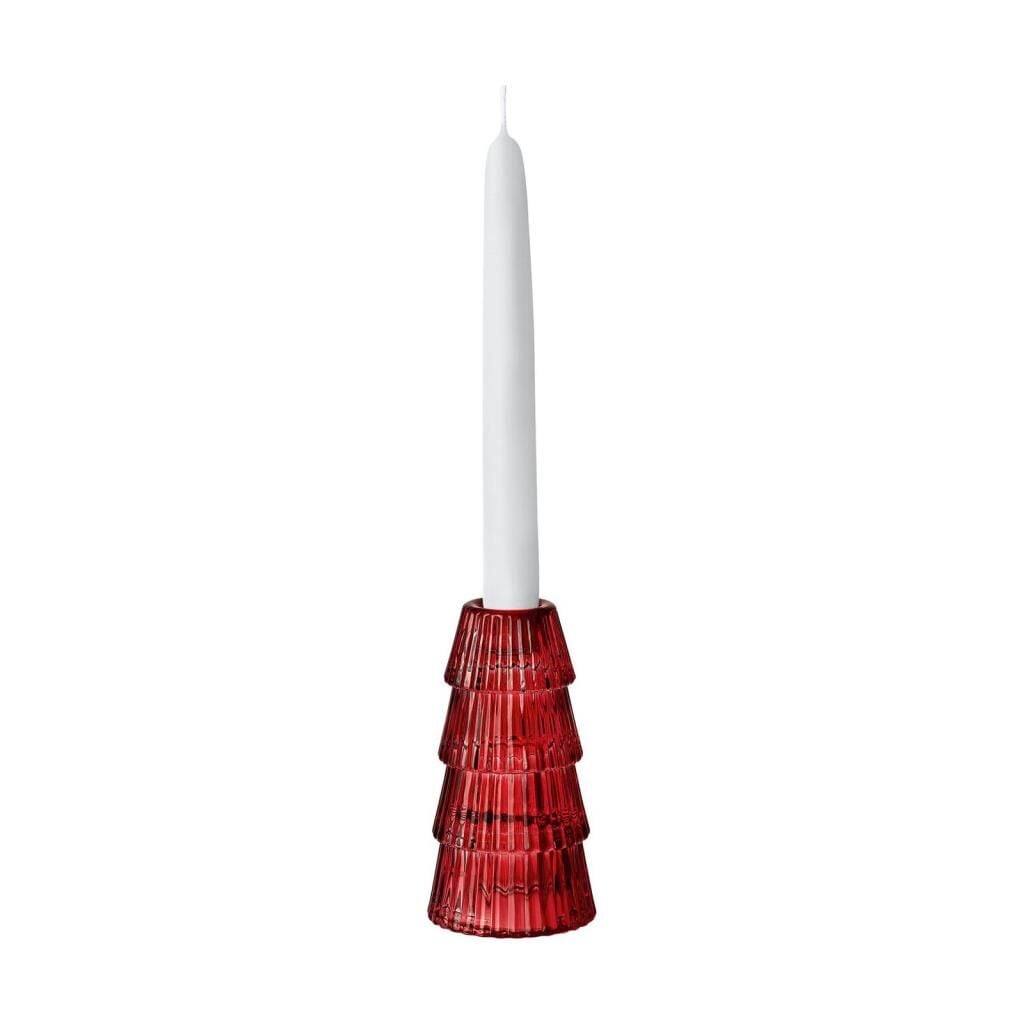 Hutschenreuther Christmas Love 12cm Cam Şamdan-Kırmızı