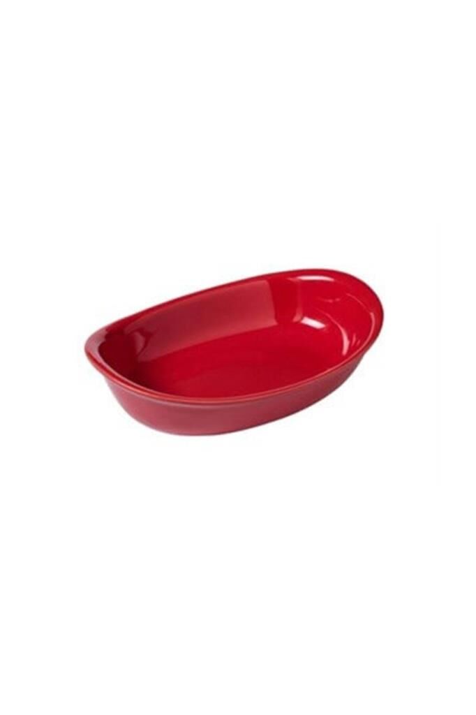Pyrex Kırmızı Oval Fırın Kabı 26 Cm