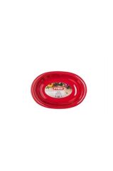 Pyrex Kırmızı Oval Fırın Kabı 26 Cm