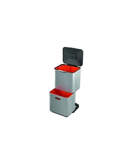 Joseph Joseph Totem Çöp Kovası 40 Litre Paslanmaz Çelik
