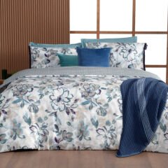 Sarev Uliana Çift Kişilik %100 Pamuk Saten ''300 TC'' Nevresim Takımı