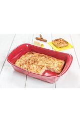Pyrex Kırmızı Fırın Kabı 22 Cm