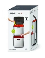 Joseph Joseph Totem Çöp Kovası 60 Litre Paslanmaz Çelik