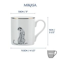 Mikasa Fine China Çita Desenli Kupa 280ml