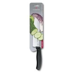 Victorinox Santoku Bıçağı,Kanallı Ağ.,Blisterli