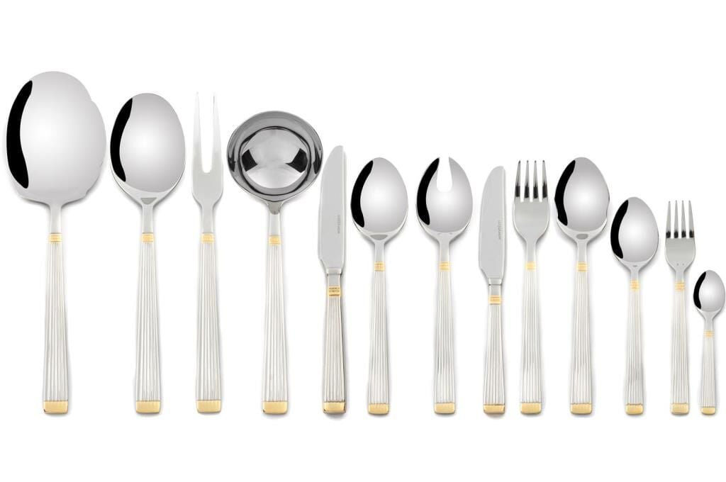 Mikasa Moor Gustoso Gold 90 Parça Çatal Kaşık Bıçak Seti