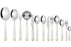 Mikasa Moor Gustoso Gold 90 Parça Çatal Kaşık Bıçak Seti