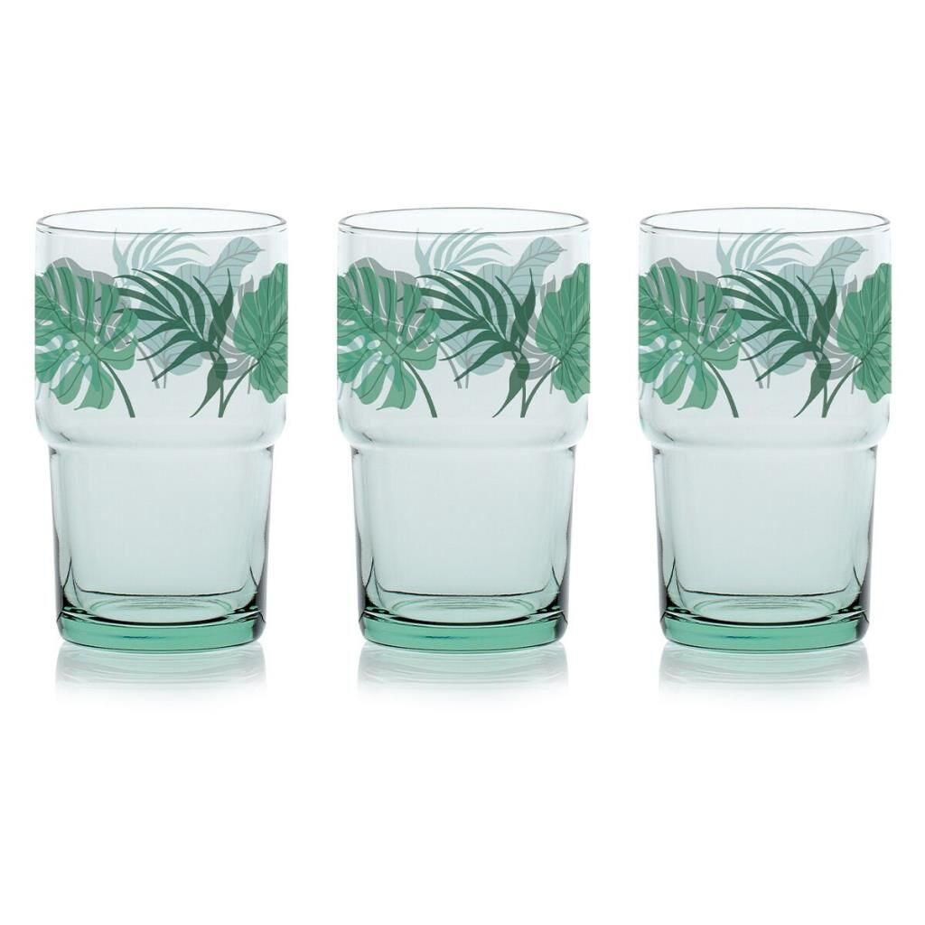 Cerve Greenwood Sleeve 3 Parça Set Green Glasses 440Cc