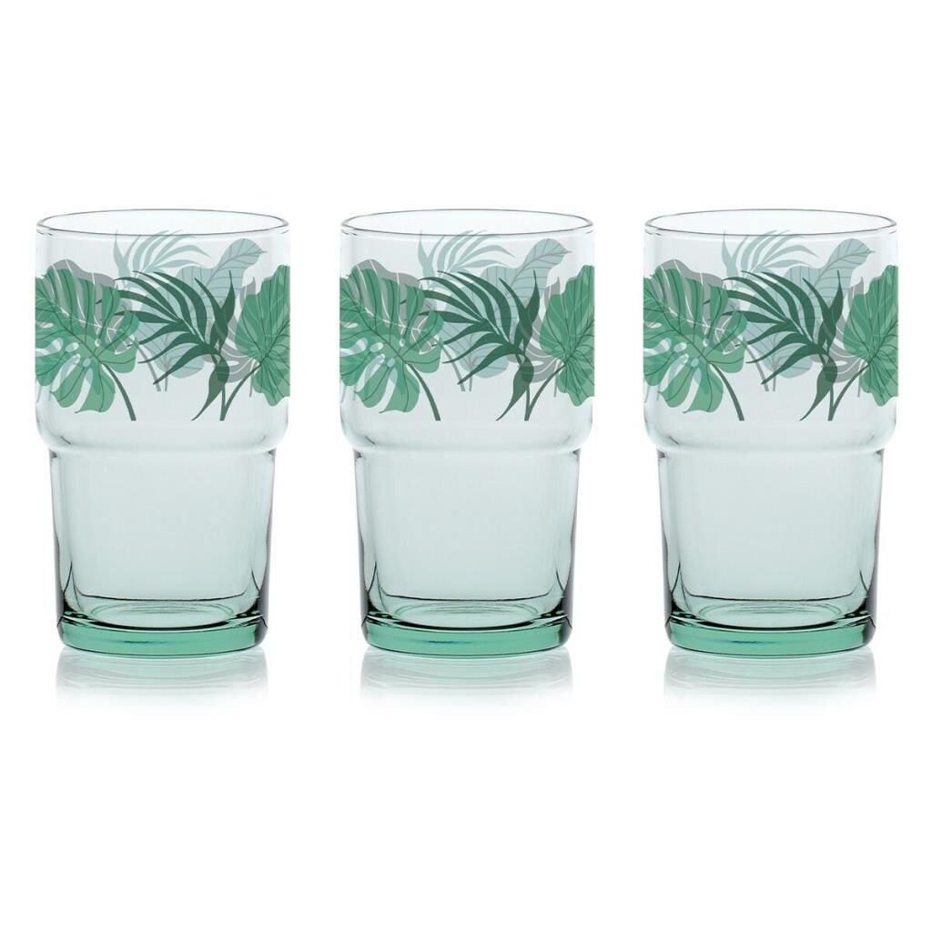 Cerve Greenwood Sleeve 3 Parça Set Green Glasses 440Cc