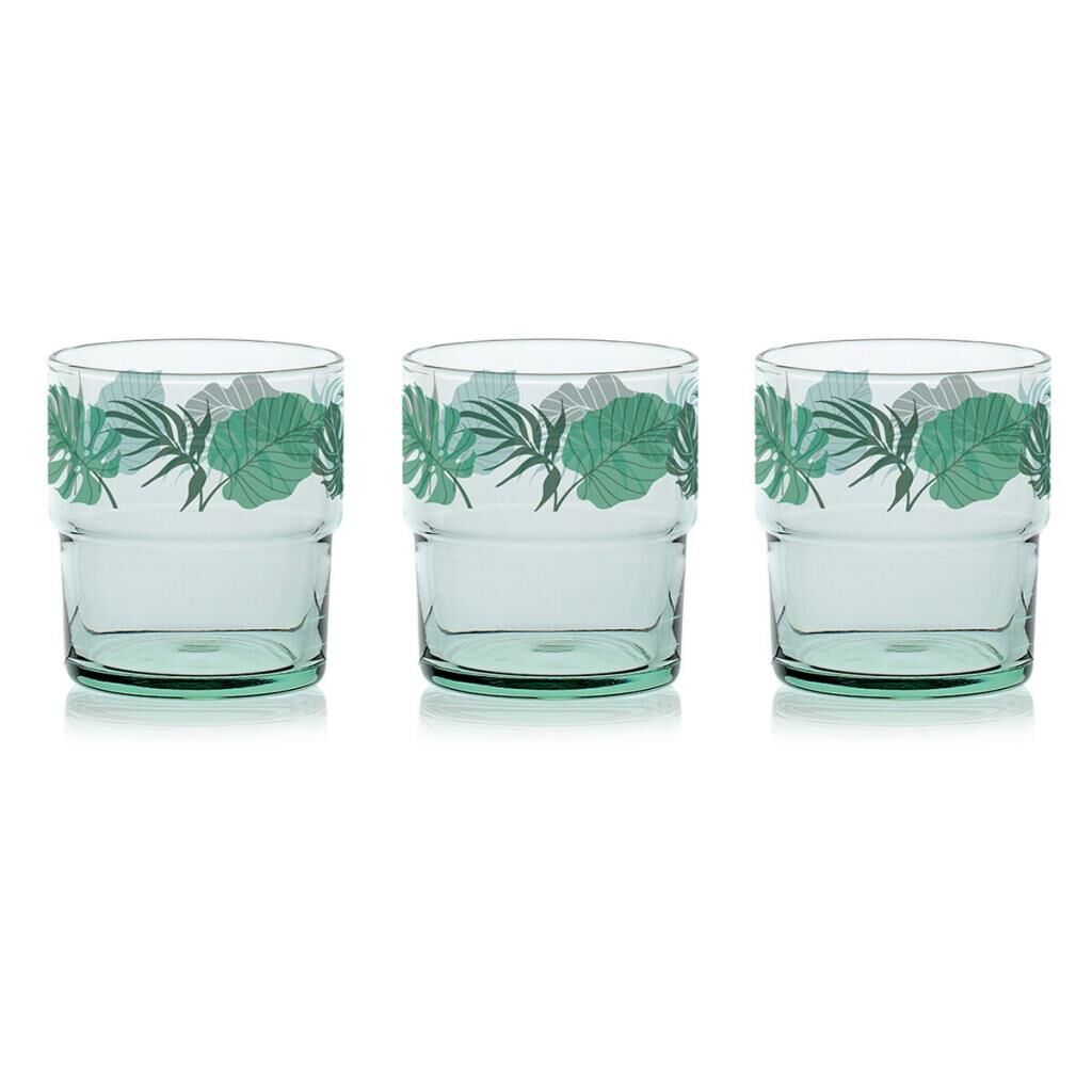 Cerve Greenwood Sleeve 3 Parça Set Green Glasses 300Cc