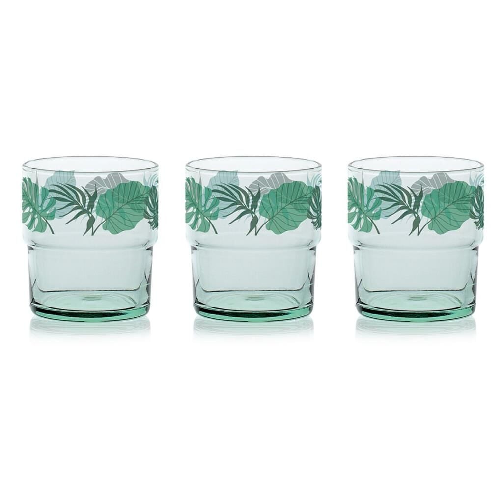 Cerve Greenwood Sleeve 3 Parça Set Green Glasses 300Cc